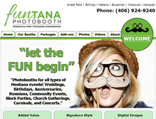 Tablet Screenshot of funtanaphotobooth.com